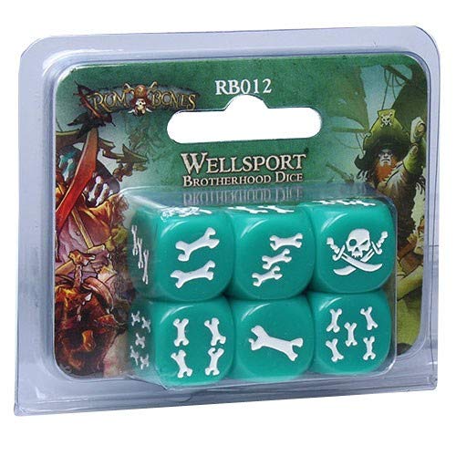 Edge 599386031 - Rum & Bones: Set de Dados Hermandad de wellsport