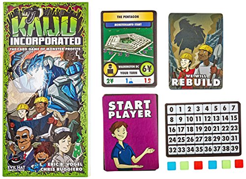 'Evil Tiene Productions ehp00026 – Juego de Cartas Kaiju Incorporated: The Card Game