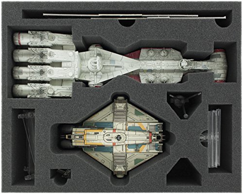 Feldherr FSJN090BO 90 mm (3.54 Inches) Full-Size Foam Tray for Star Wars X-Wing Tantive IV (CR90) and Ghost