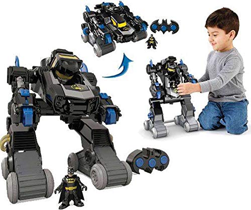 Fisher-Price Imaginext Batman, Bat-Robot transformable, juguete para niño + 3 años (Mattel DMT82)