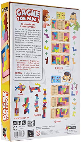 GIGAMIC GZFGP – Juego de Pensamiento – «Gagne Ton Papa» (Gánale a tu papá)