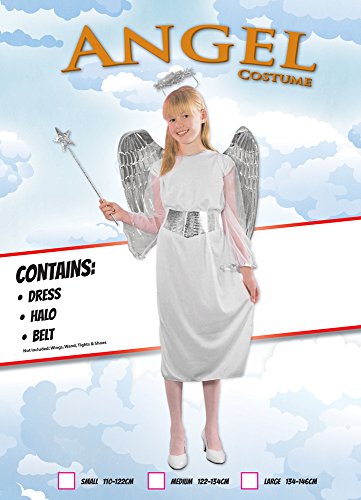 GIRLS ANGEL COSTUME AGE 11-13 BR (disfraz)