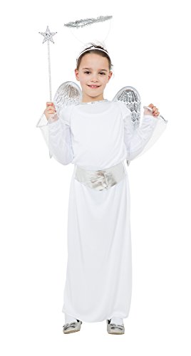 GIRLS ANGEL COSTUME AGE 11-13 BR (disfraz)