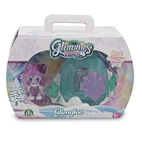 Glimmies Polaris -  Glimgloo y 1 Muñeca Coleccionable Glimmie Exclusiva con Luz, Multicolor (Giochi Preziosi GLP03000) , Modelos/colores Surtidos, 1 Unidad