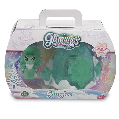 Glimmies Polaris -  Glimgloo y 1 Muñeca Coleccionable Glimmie Exclusiva con Luz, Multicolor (Giochi Preziosi GLP03000) , Modelos/colores Surtidos, 1 Unidad