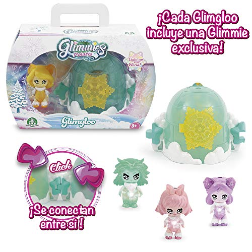 Glimmies Polaris -  Glimgloo y 1 Muñeca Coleccionable Glimmie Exclusiva con Luz, Multicolor (Giochi Preziosi GLP03000) , Modelos/colores Surtidos, 1 Unidad