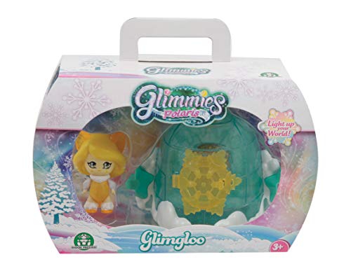 Glimmies Polaris -  Glimgloo y 1 Muñeca Coleccionable Glimmie Exclusiva con Luz, Multicolor (Giochi Preziosi GLP03000) , Modelos/colores Surtidos, 1 Unidad