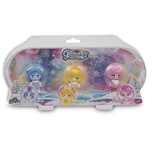 Glimmies Polaris -   Pack 3 Muñecas Coleccionables Glimmies Con Luz, Multicolor (Giochi Preziosi GLP02000)