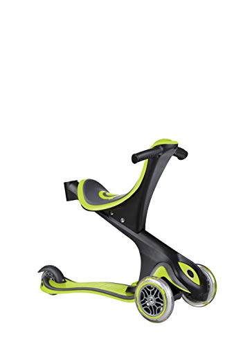 Globber 5in1 Patinete EVO Comfort 5 en 1, Infantil, Lime Green, Talla única