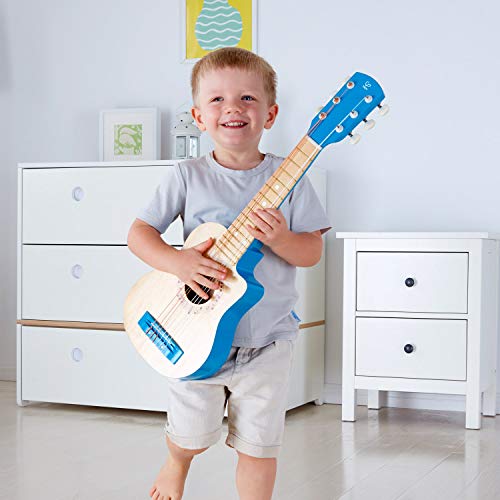 Hape International- Blue Lagoon Guitarra Clásica, Multicolor, Talla única (E0601)