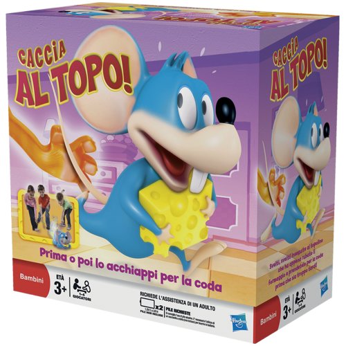 Hasbro Caccia al Topo - Atrapa al ratón [Importado de Italia]