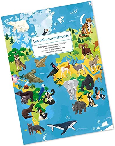 Janod Puzzle Animales EN Peligro DE EXTINCION