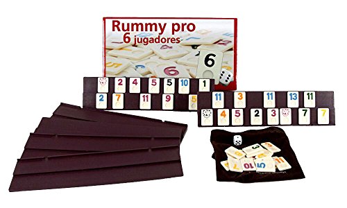 Juego Rummikub 6 jugadores. 106 fichas de plastico macizo