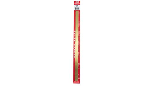 K & S Engineering Brass Strips 12 pulgadas, .032 X 1/2 , con dibujos