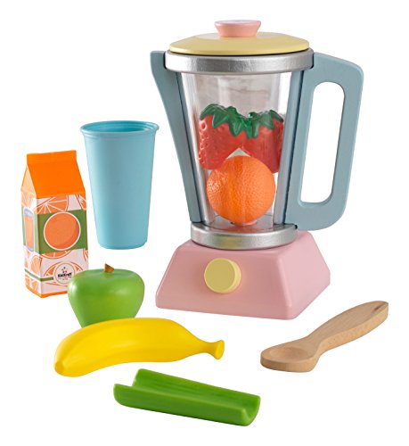 KidKraft - Set de juguete de preparación de smoothie con accesorios, Multicolore (Pastel) (63377) , color/modelo surtido