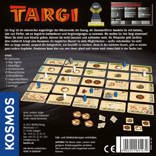 KOSMOS 69147 - Juego de Tablero (Multi, 20,5 cm, 4,9 cm, 20,5 cm)