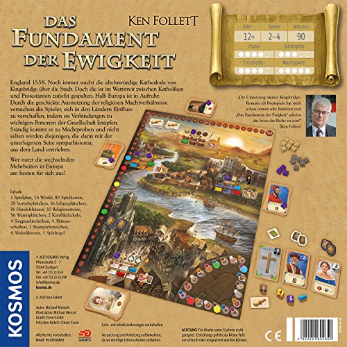 Kosmos Das Fundament Der Ewigkeit Niños y Adultos - Juego de Tablero (Niños y Adultos, 90 min, Niño/niña, 12 año(s), 120 Pieza(s), 4 Pieza(s))