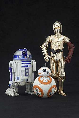 Kotobukiya – SW114 – Pack de 3 Figuras – Star Wars Episodio 7 – C3PO/R2-D2/BB-8