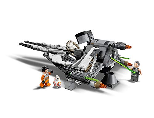 LEGO Star Wars - Interceptor TIE Black Ace, juguete de construcción de Nave Espacial de La Guerra de las Galaxias, Incluye Minifiguras de Griff, Poe y BB-8 (75242)