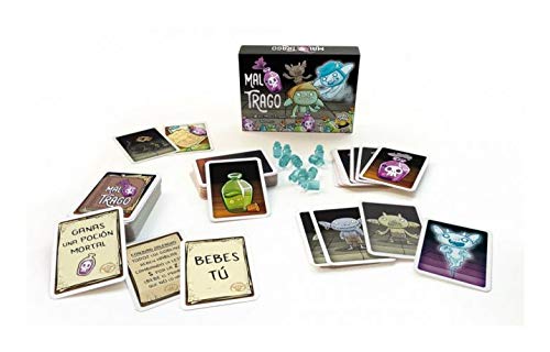 Ludokubo Mal Trago Juego de Cartas + Pack de promoción de Regalo