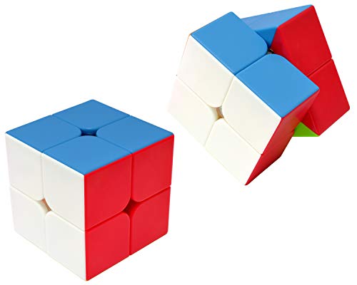 Maomaoyu Cubo Magico 2x2 2x2x2 Original Puzzle Cubo de la Velocidad Niños Juguetes Educativos, Stickerless
