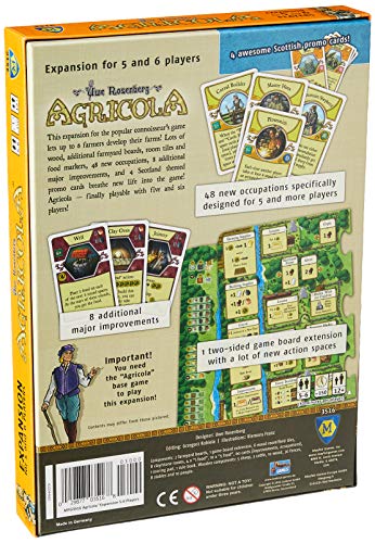 Mayfair Games mfg03516 – de Tablero Agricola Expansion 5 – 6 Players