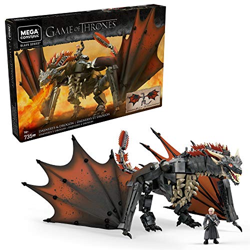 Mega Construx Juego de Tronos bloques de construcción Drogon (Mattel GKG97)