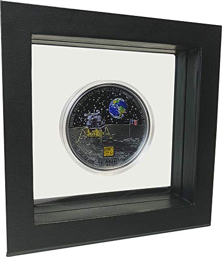 Moon Landing Aterrizaje Lunar Apollo 11 50 Aniversario 3 Oz Moneda Plata 20$ Cook Islands 2019