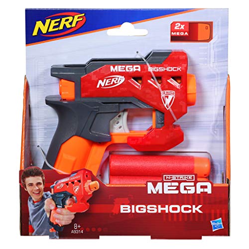 Nerf- N-Strike Mega BigShock Blaster Lanzadardos (Hasbro A9314EU4)