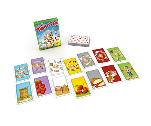 Noris Zoch 601105035 Alles Tomate - Juego de Cartas y Memoria