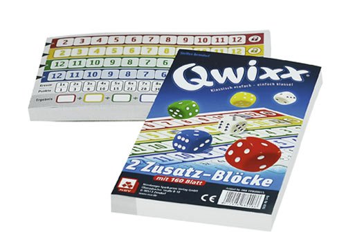 NSV - 4016 - QWIXX - Bloques de substitución - Juego de Dados