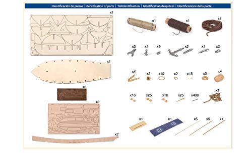 Occre Polaris Code 12007 Scale1:50 H:446mm W:124 mm L: 580 mm, Difficulty Low,2nd Plank