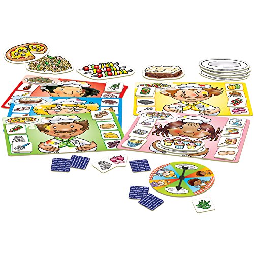 Orchard_Toys Crazy Chefs - Juego de cartas ilustradas para jugar a las cocinas