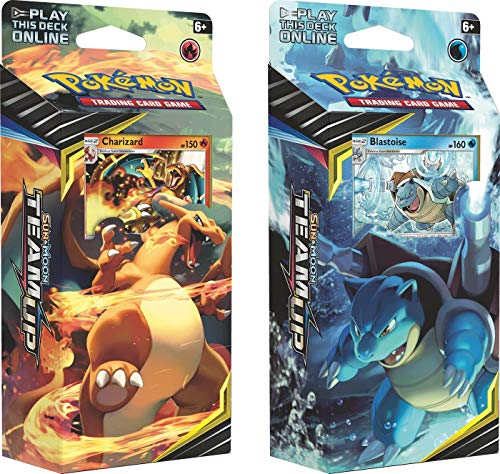 Other Pokemon Sun & Moon Team Up - Both Theme Decks Charizard & Blastoise (120 Total Cards!)