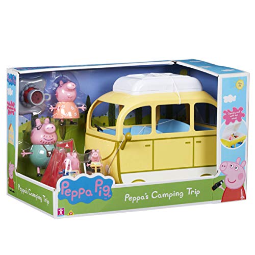 Peppa Pig 6922 Camping Trip PLAYSET, Multi Juego DE Viaje, Multicolor, 0 (Character Options 06922)