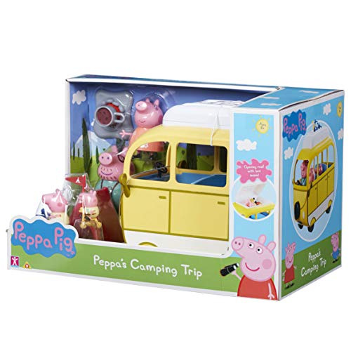 Peppa Pig 6922 Camping Trip PLAYSET, Multi Juego DE Viaje, Multicolor, 0 (Character Options 06922)