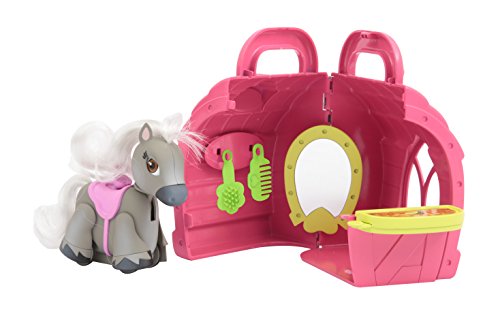 Pet Parade Pet Parade-PTN02000 Pony y establo, Multicolor, 25 x 15 cm (Giochi Preziosi Spagna PTN02000)