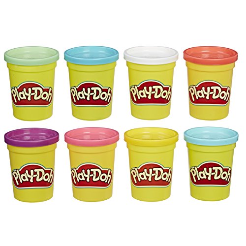 Play Doh Pack de 8 botes, multicolor (Hasbro C3899EU4) , color/modelo surtido