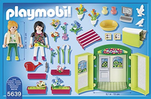 PLAYMOBIL- Cofre Tienda de Flores, única (5639)