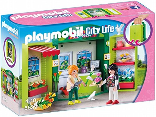 PLAYMOBIL- Cofre Tienda de Flores, única (5639)