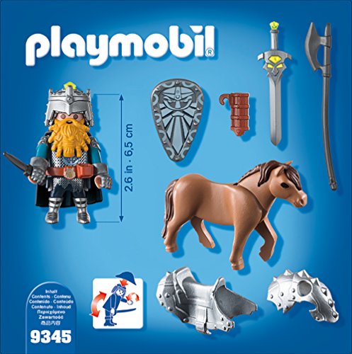 PLAYMOBIL- Enano con Poni Juguete, Multicolor (geobra Brandstätter 9345)