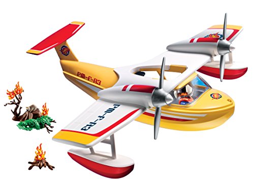 PLAYMOBIL - Hidroavión de extinción de Incendios (55600)