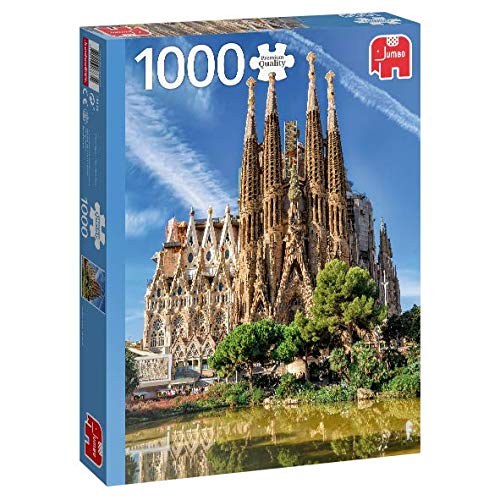 Premium Collection Sagrada Familia View, Barcelona 1000 pcs Puzzle - Rompecabezas (Barcelona 1000 pcs, Puzzle Rompecabezas, Ciudad, Niños y Adultos, Niño/niña, 12 año(s), Interior)