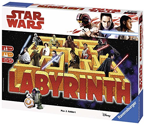 Ravensburger Star Wars Labyrinth The Last Jedi- Juego de Laberinto