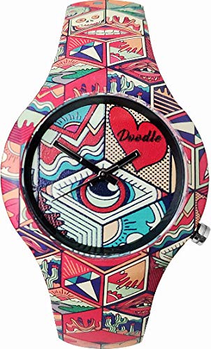 Reloj Doodle Art Patchwork