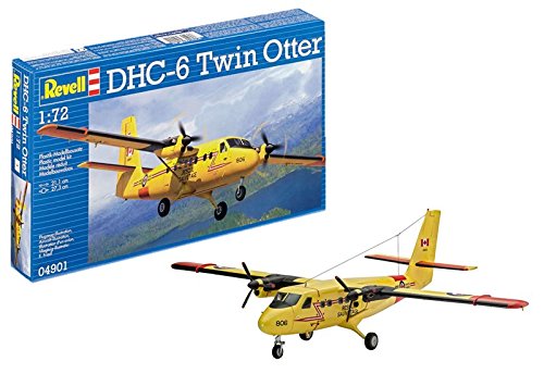 Revell Maqueta DHC-6 Twin Otter, Kit Modello, Escala 1:72 (4901) (04901), Multicolor