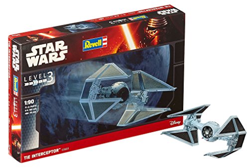 Revell Star Wars Tie Interceptor. Kit modele, Escala 1:90 (03603)