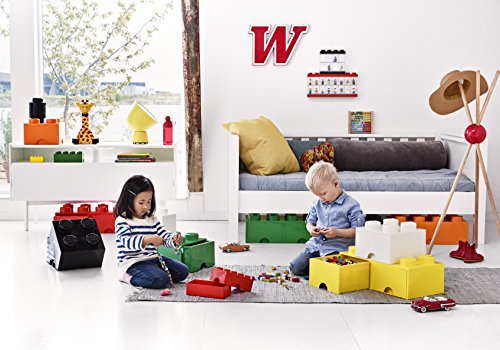 Room Copenhagen-Lego Ladrillo 4 pomos, 1 cajón, Caja de almacenaje apilable, 4,7 l 40051730