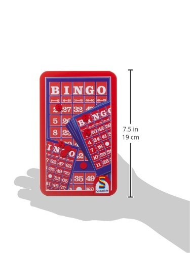 Schmidt Spiele Jeu de Famille Bingo Voyage, Color Rojo (51220)