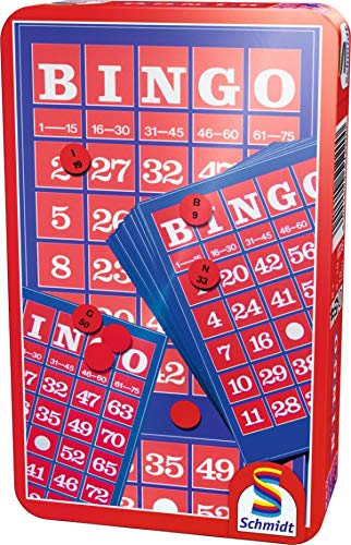 Schmidt Spiele Jeu de Famille Bingo Voyage, Color Rojo (51220)